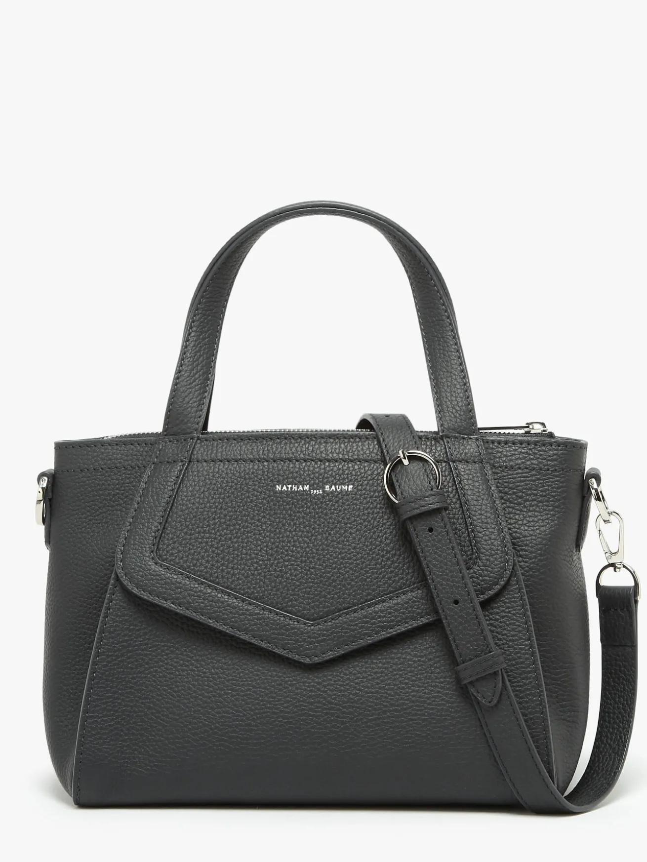 Sac à main Cacao cuir NATHAN BAUME