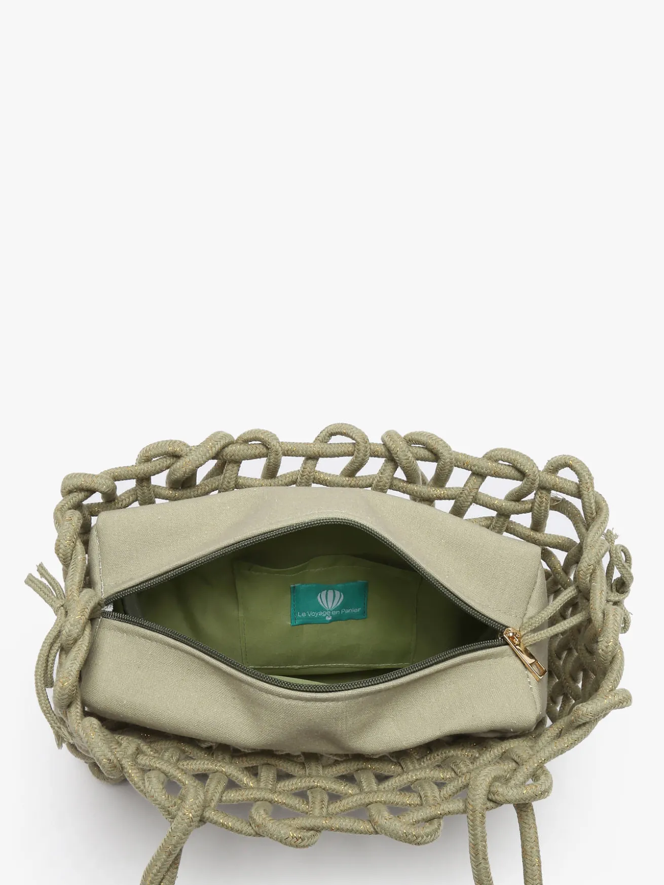 sac à main Crochet LE VOYAGE EN PANIER