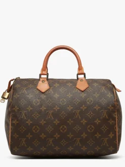 Sac à main d'occasion Speedy 35 Monogrammé LOUIS VUITTON