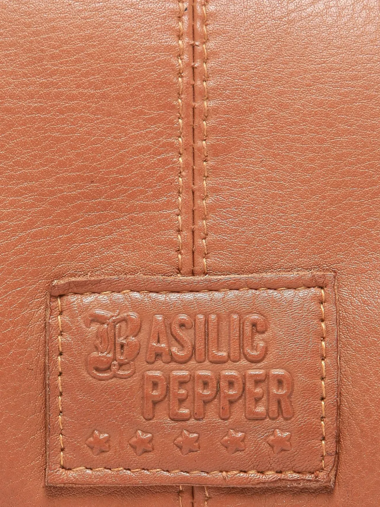 sac à main Glam eyelet cuir BASILIC PEPPER