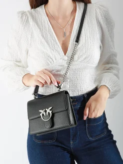 sac à main Love bag icon cuir PINKO