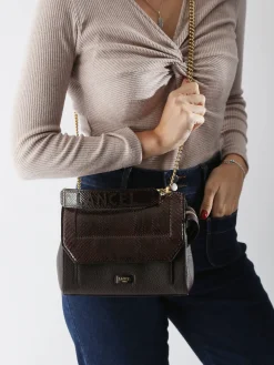 Sac à main M Ninon Python LANCEL