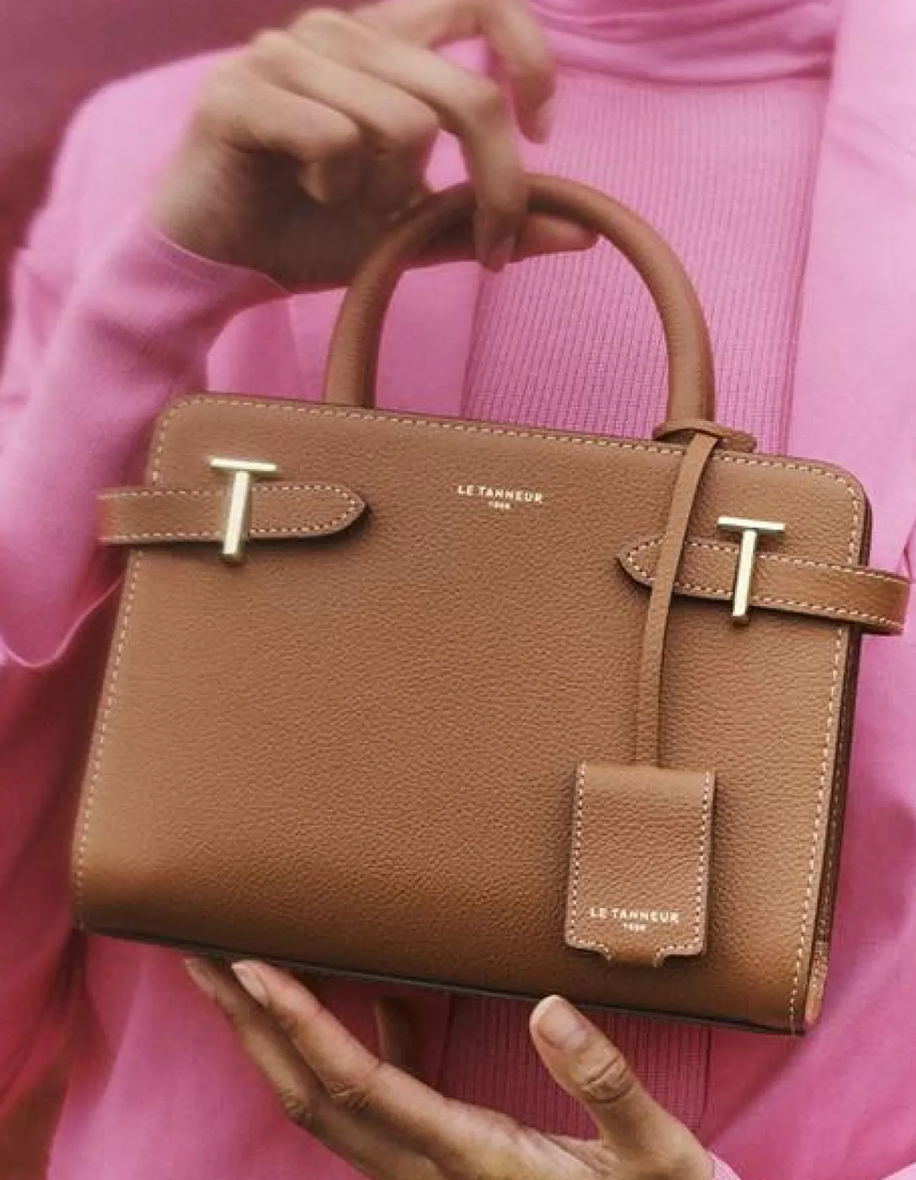 Sac à main S Emilie cuir LE TANNEUR