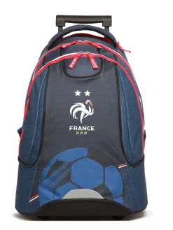 Sac a dos à roulettes 2 compartiments FEDERAT. FRANCE FOOTBALL