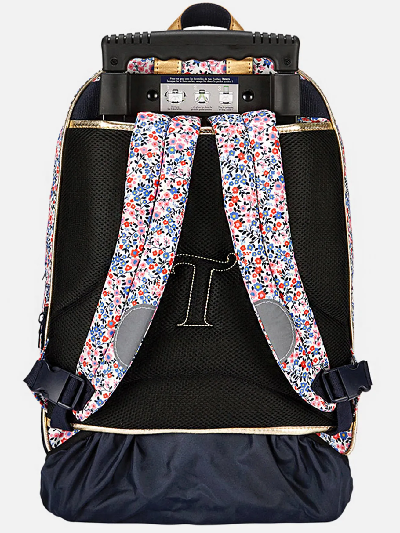 Sac a dos à roulettes 2 compartiments TANN'S