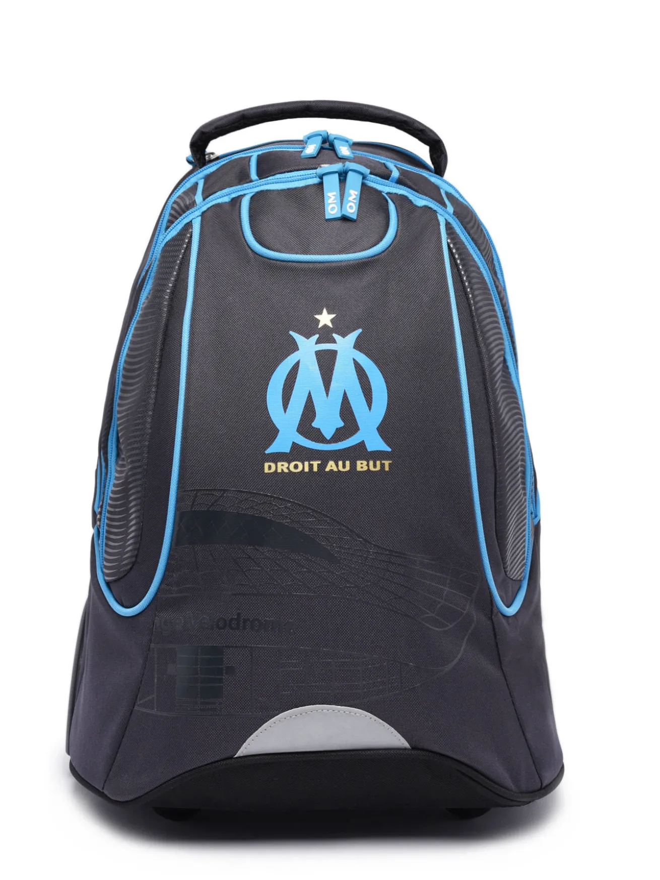 Sac a dos à roulettes 2 compartiments OLYMPIQUE DE MARSEILLE