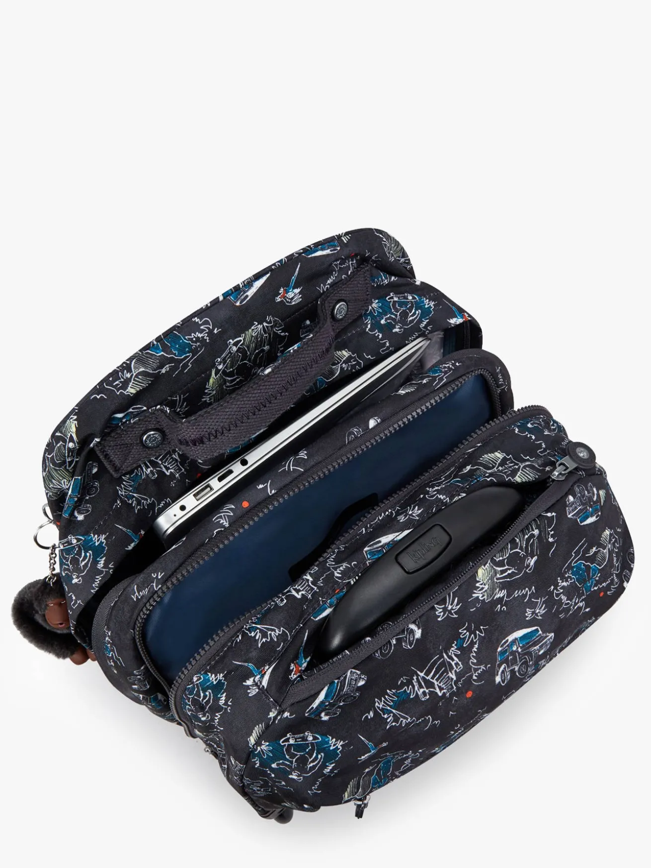 Sac a dos à roulettes 2 compartiments + PC 15" KIPLING