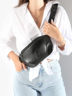 Sac banane Emeraude cuir ETRIER