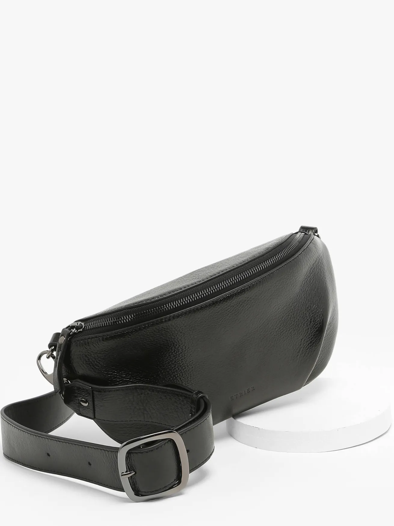 Sac banane Emeraude cuir ETRIER