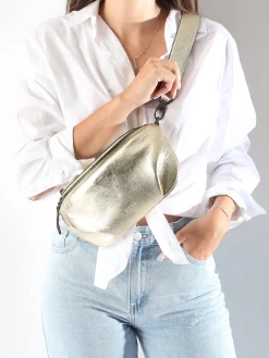 Sac banane Emeraude cuir ETRIER