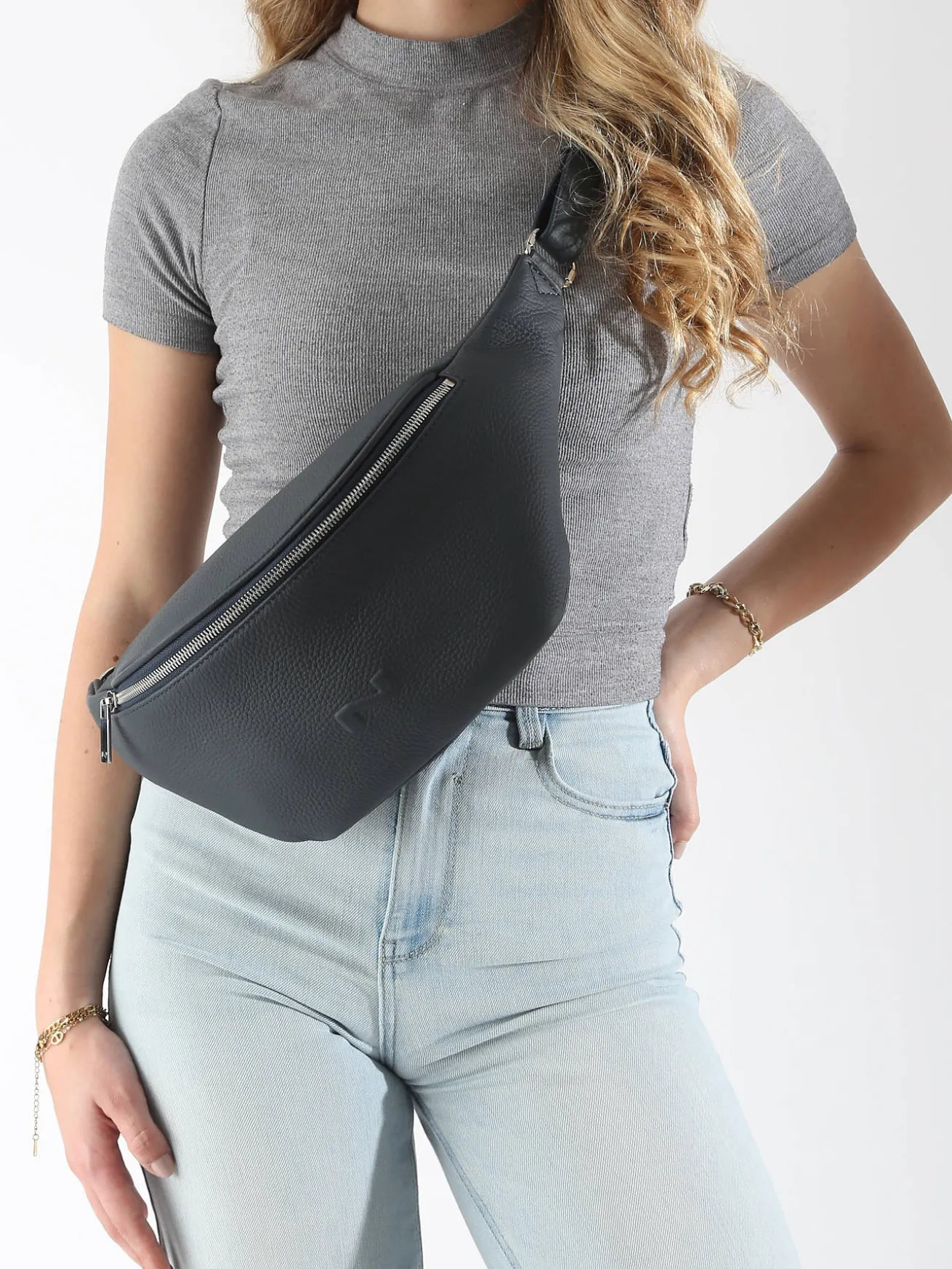 Sac banane Large Derby Bis cuir NATHAN BAUME