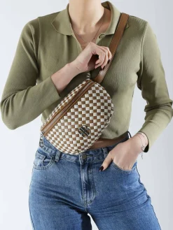 Sac banane tressé Tessa LAURENT DAVID