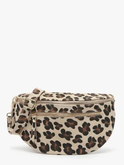 Sac banane Velvet Leopardo cuir MILANO
