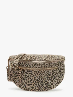 Sac banane Velvet Leopardo cuir MILANO