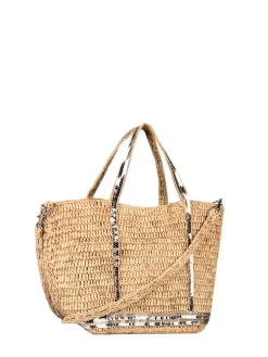 Sac bandoulière Baby Cabas raphia et paillettes VANESSA BRUNO
