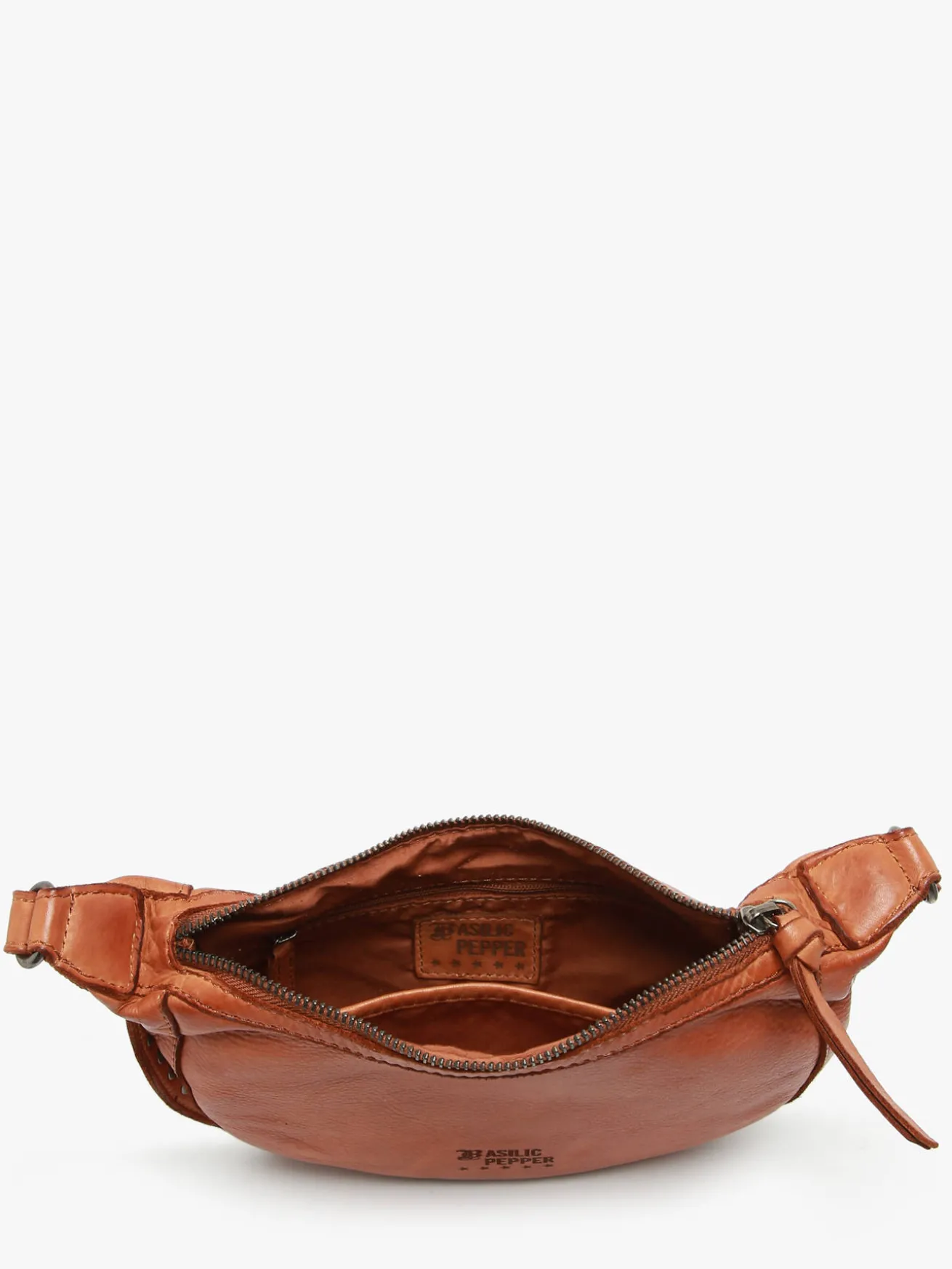 Sac bandoulière Barcelone cuir BASILIC PEPPER