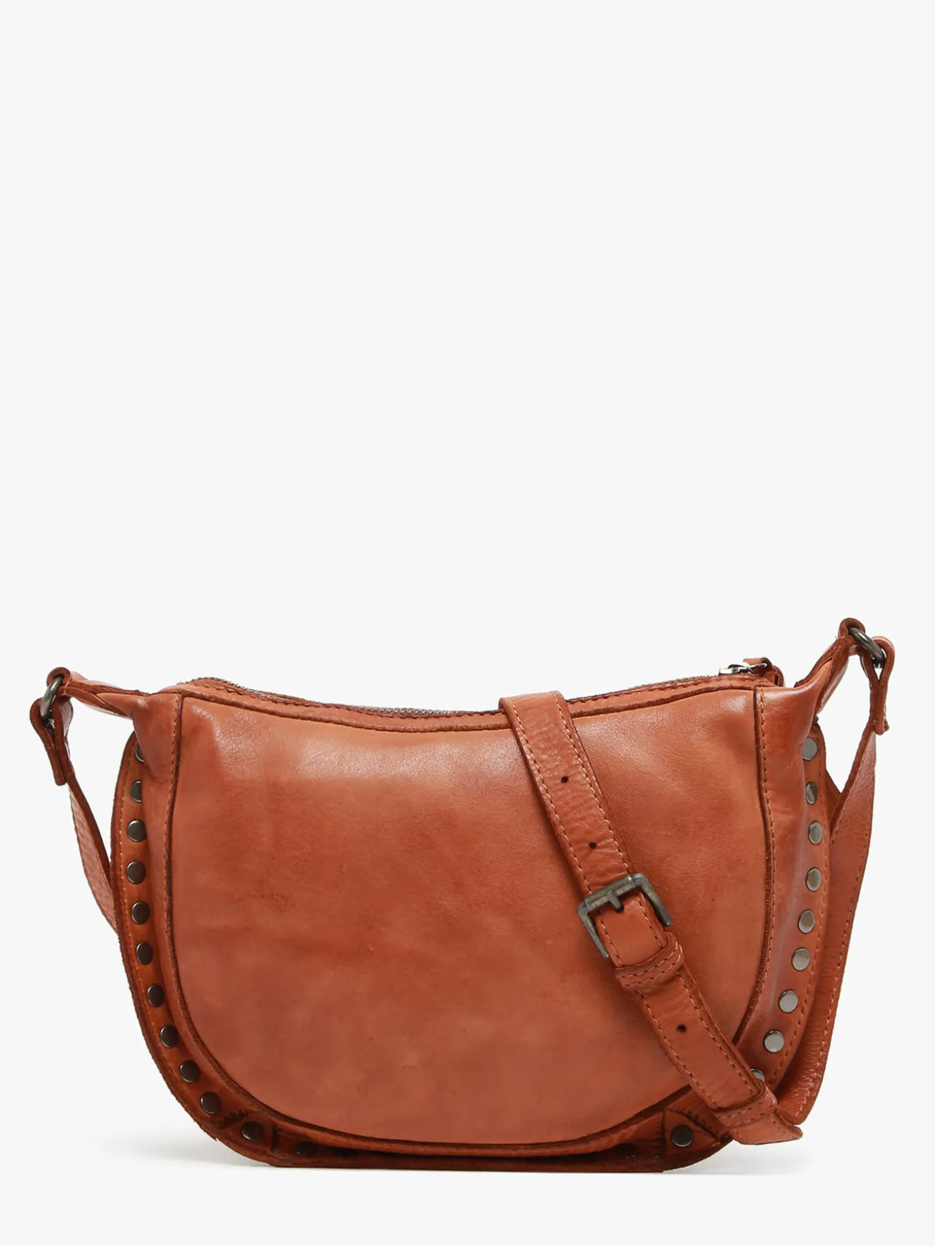 Sac bandoulière Barcelone cuir BASILIC PEPPER