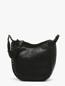 Sac bandoulière Barcelone cuir BASILIC PEPPER
