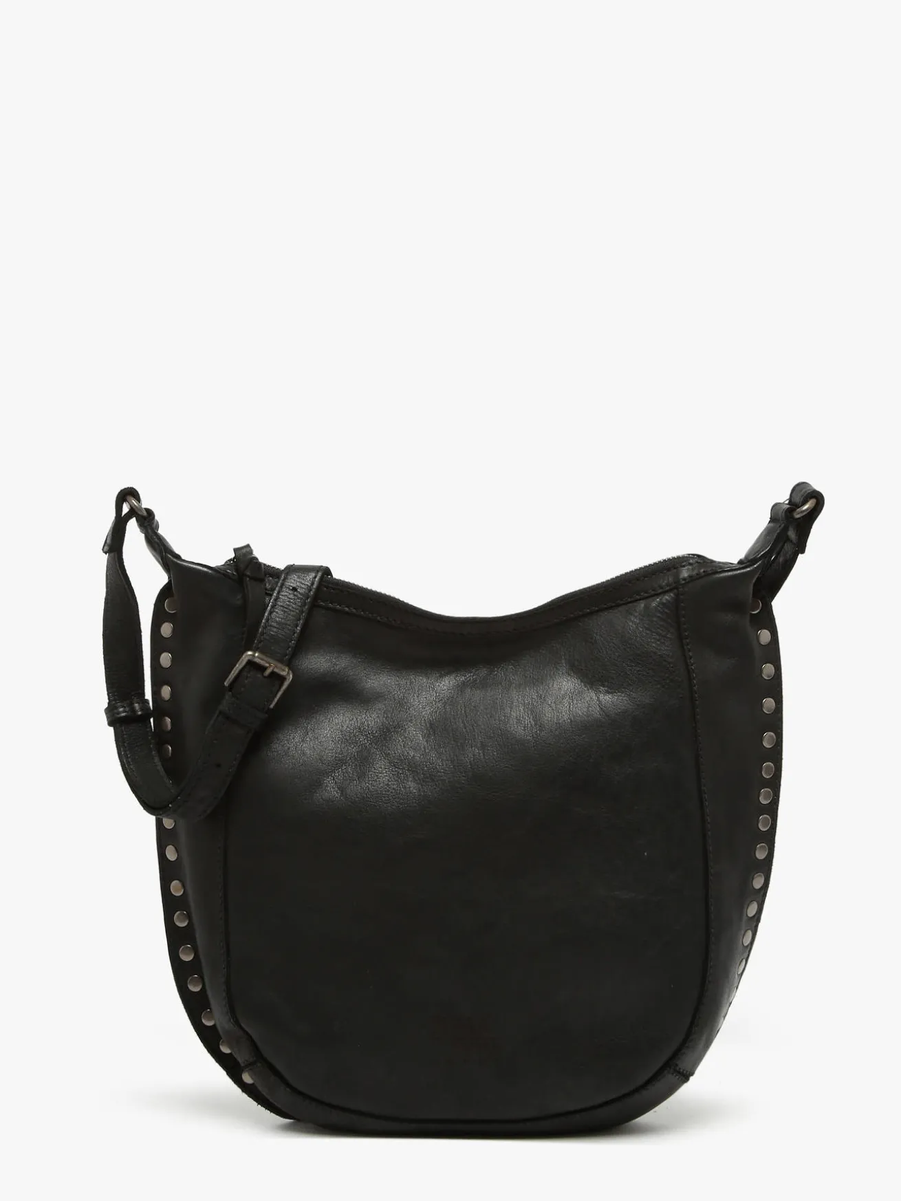 Sac bandoulière Barcelone cuir BASILIC PEPPER