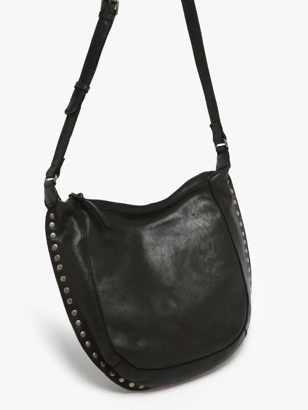 Sac bandoulière Barcelone cuir BASILIC PEPPER