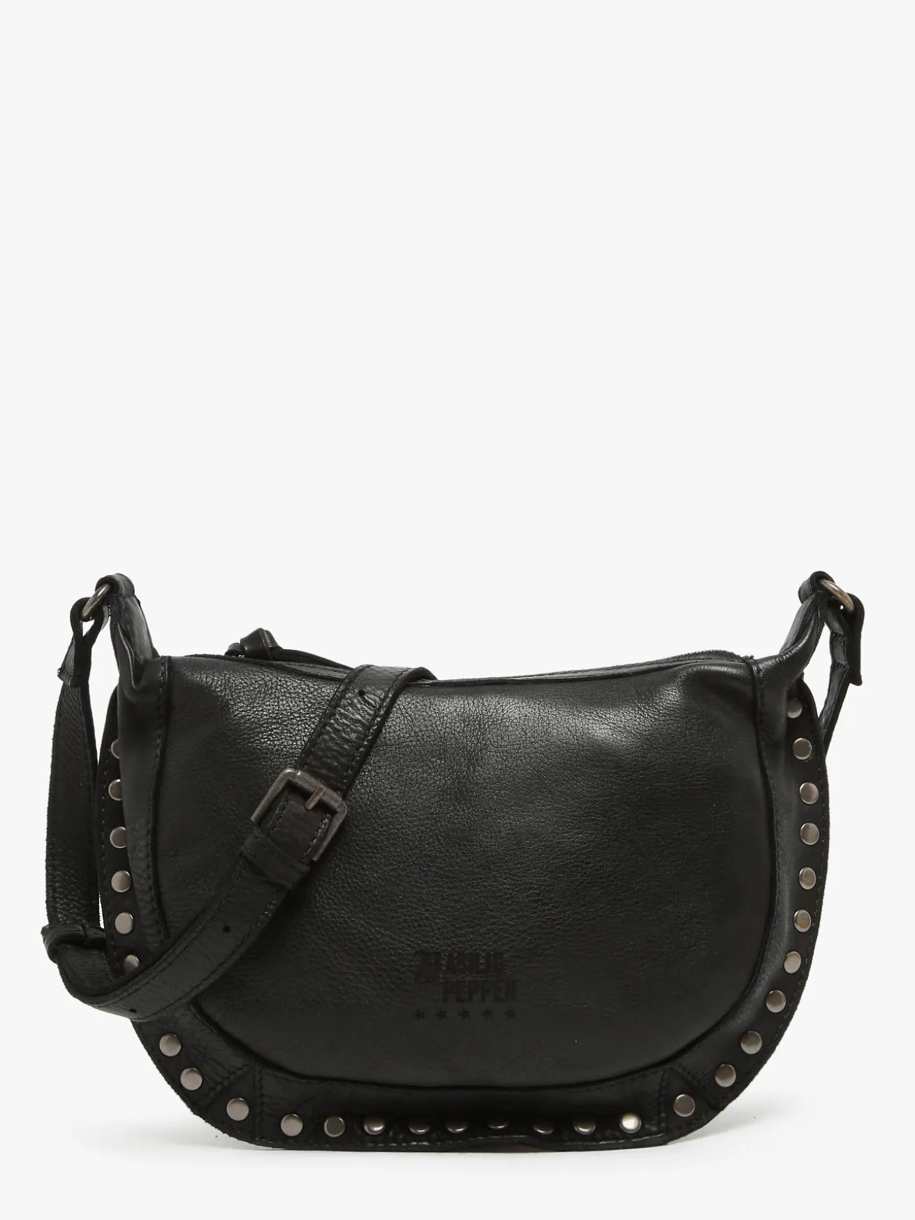 Sac bandoulière Barcelone cuir BASILIC PEPPER