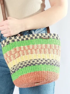 Sac bandoulière Buglas papier LES TROPEZIENNES