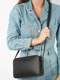 Sac bandoulière Chantaco cuir LACOSTE