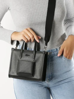 Sac bandoulière Chantaco cuir LACOSTE