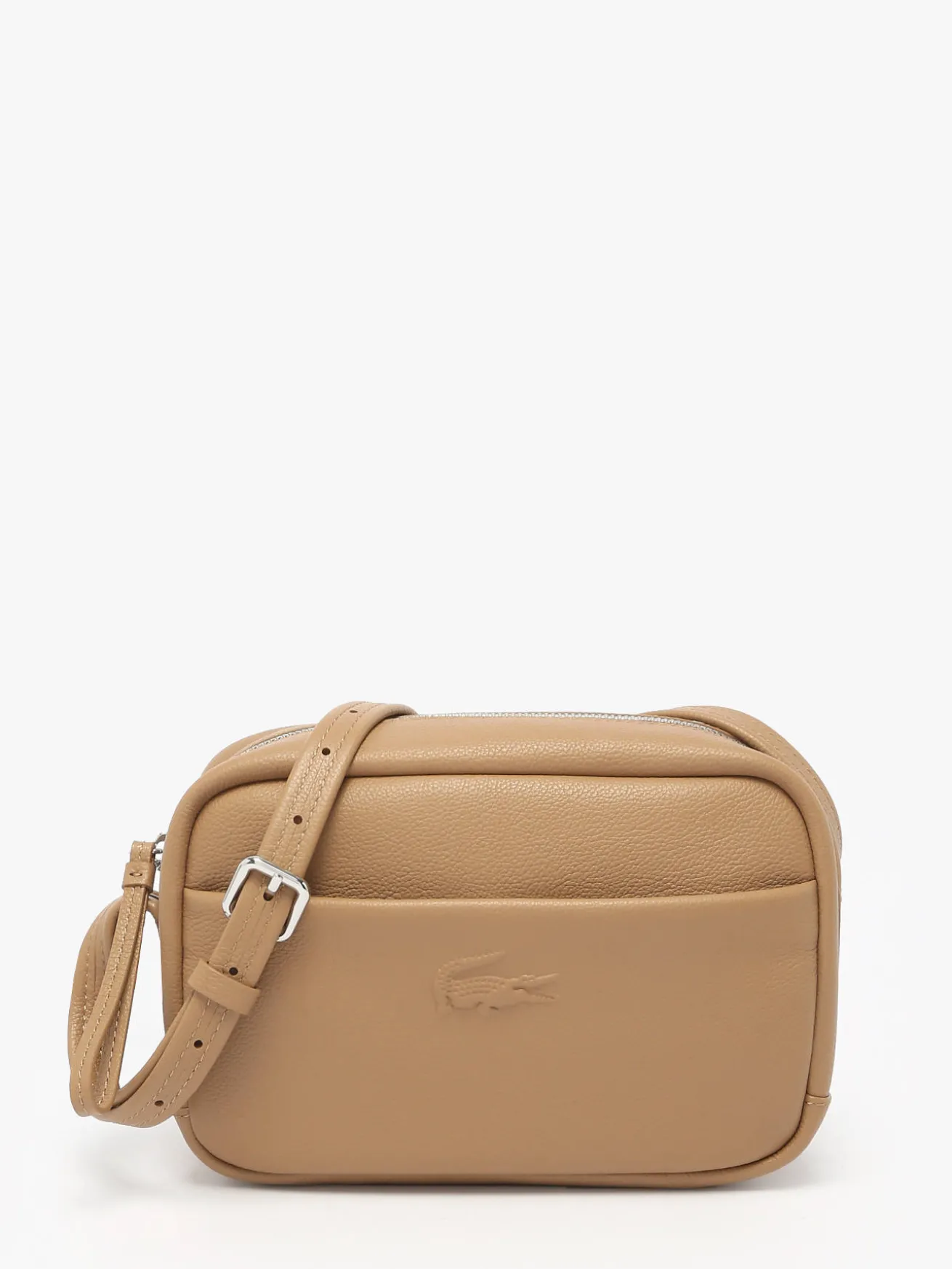 Sac bandoulière City court cuir LACOSTE