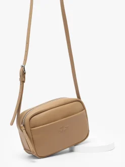 Sac bandoulière City court cuir LACOSTE