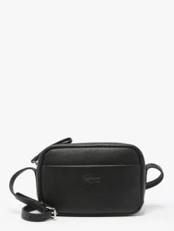 Sac bandoulière City court cuir LACOSTE