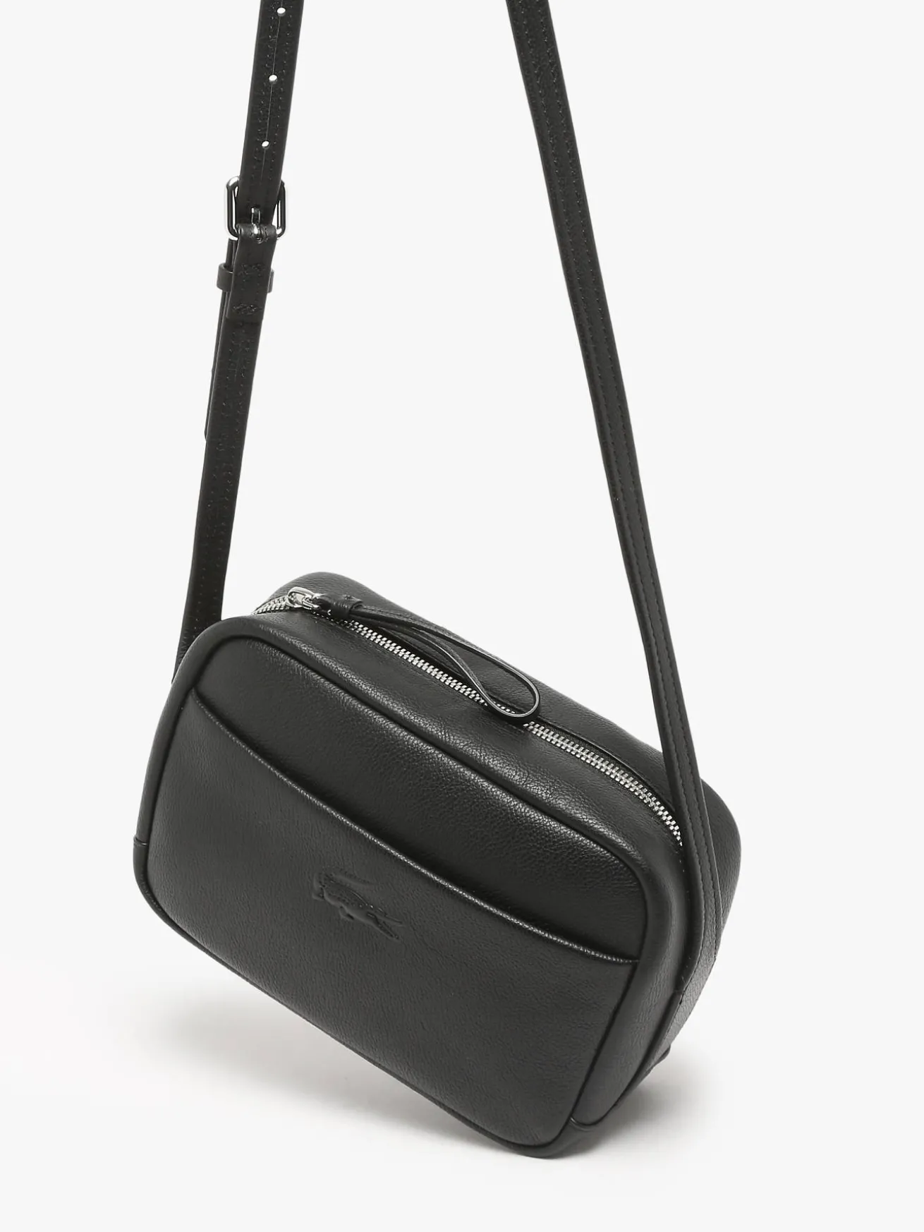 Sac bandoulière City court cuir LACOSTE