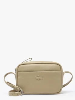 Sac bandoulière City court cuir LACOSTE