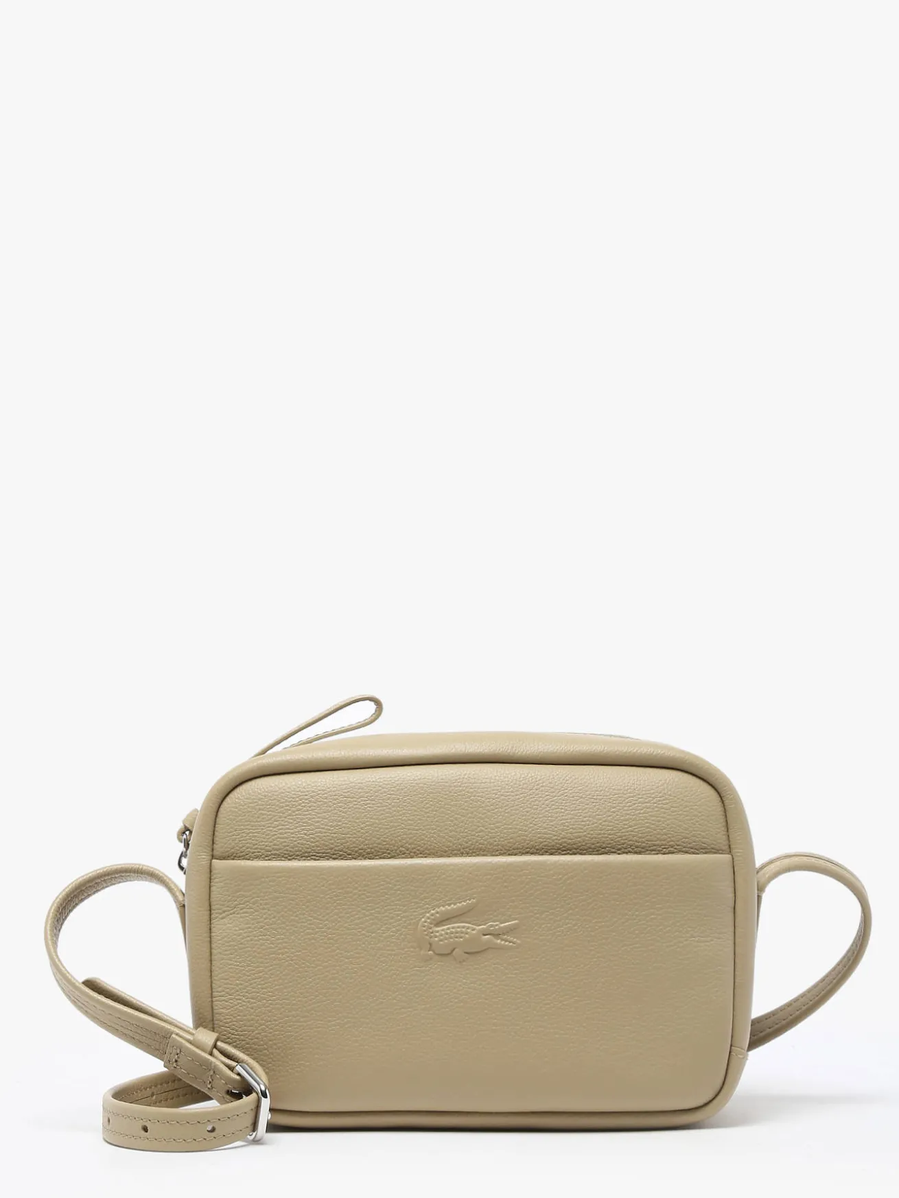 Sac bandoulière City court cuir LACOSTE