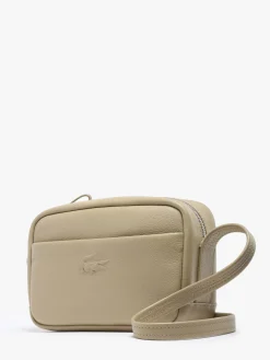 Sac bandoulière City court cuir LACOSTE