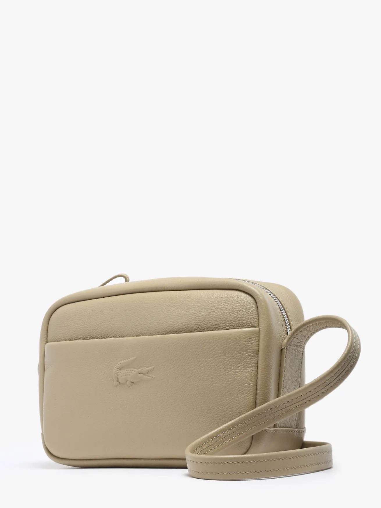 Sac bandoulière City court cuir LACOSTE