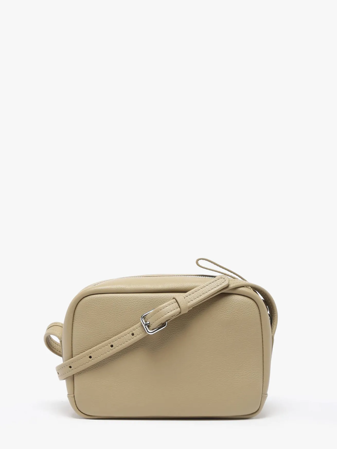 Sac bandoulière City court cuir LACOSTE