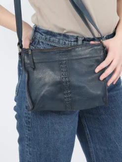 Sac bandoulière Cow cuir BASILIC PEPPER