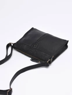 Sac bandoulière Cow cuir BASILIC PEPPER