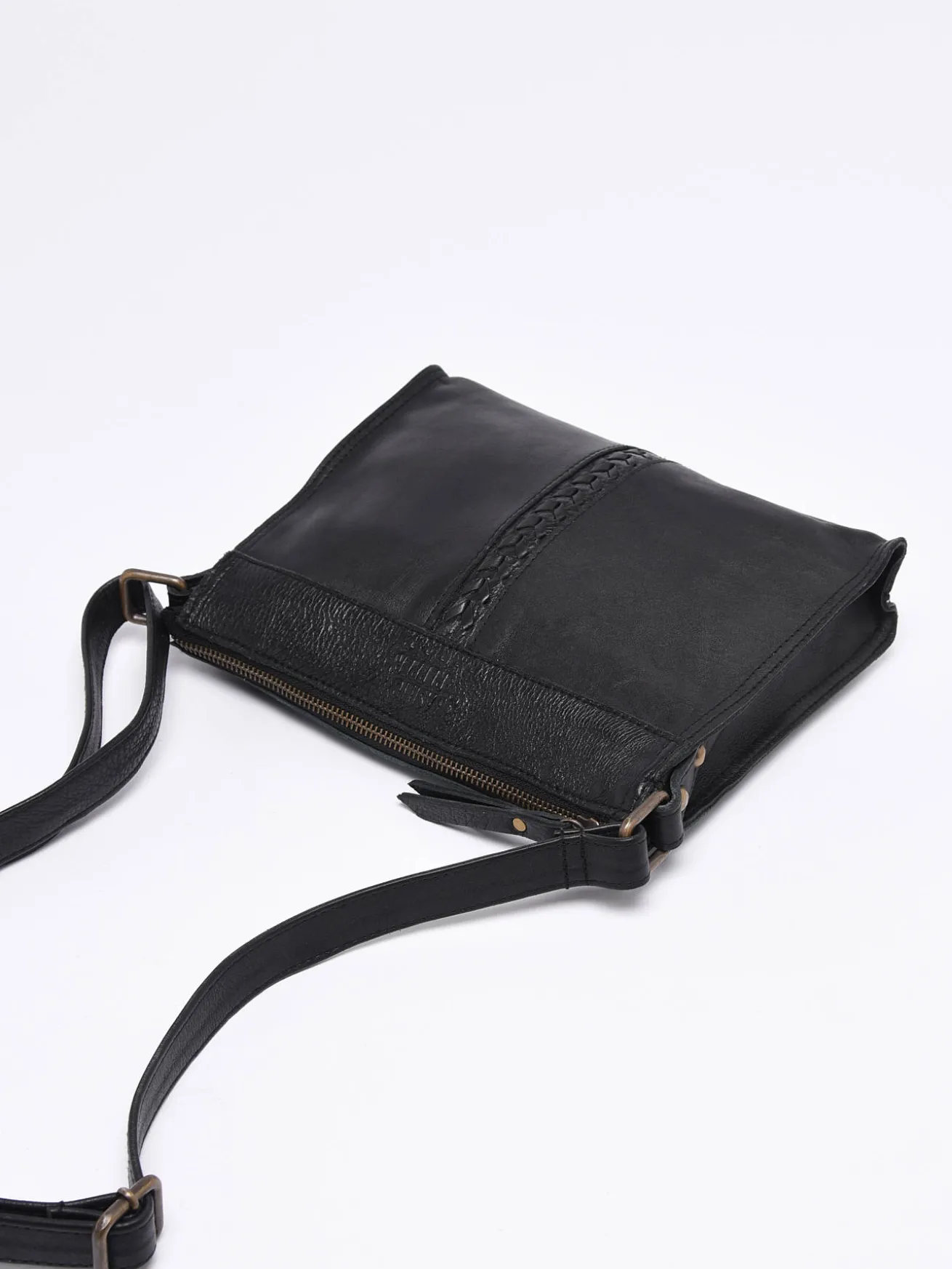 Sac bandoulière Cow cuir BASILIC PEPPER