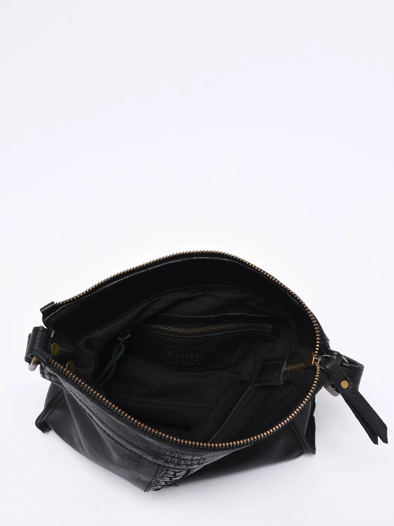Sac bandoulière Cow cuir BASILIC PEPPER