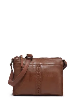 Sac bandoulière Cow cuir BASILIC PEPPER
