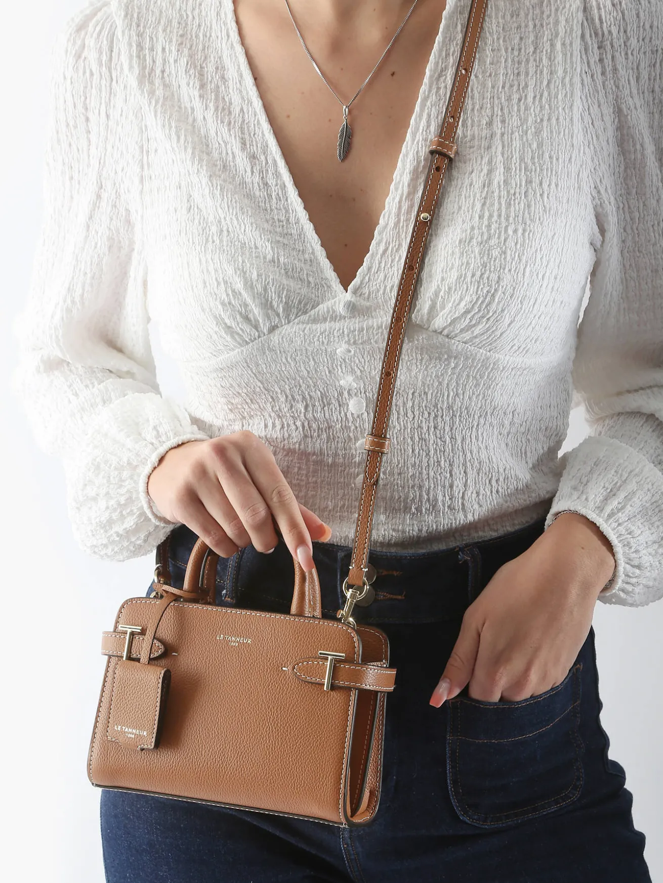Sac bandoulière Emily cuir LE TANNEUR