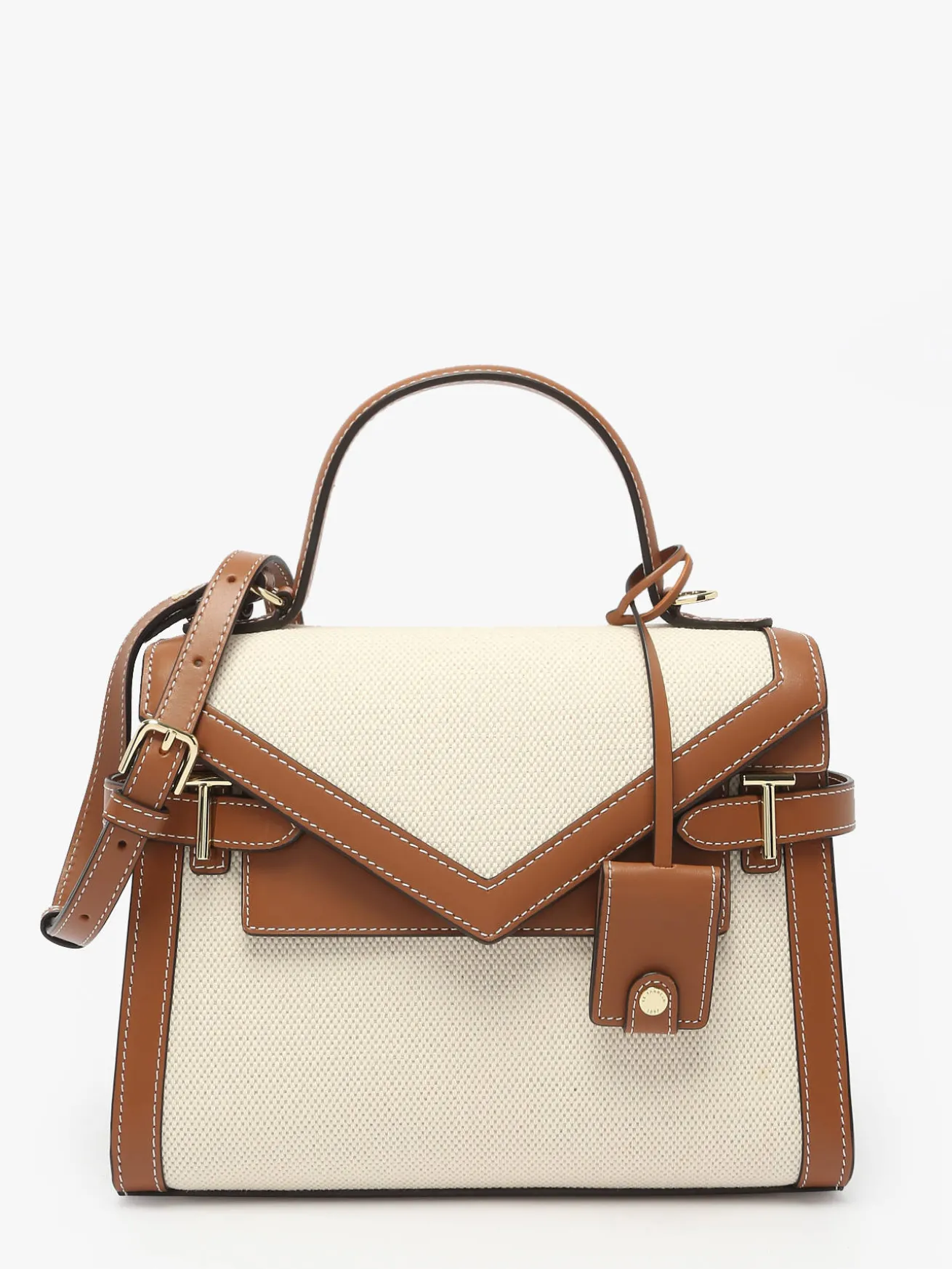 Sac bandoulière Emily garni cuir LE TANNEUR