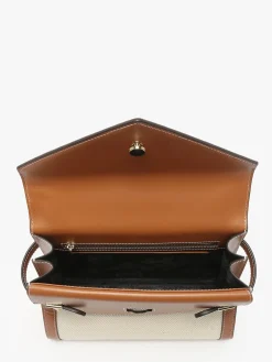 Sac bandoulière Emily garni cuir LE TANNEUR