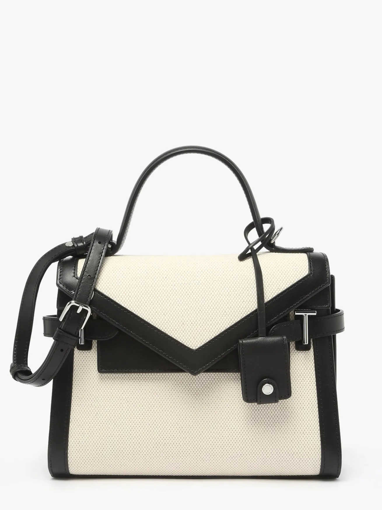 Sac bandoulière Emily garni cuir LE TANNEUR