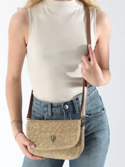 Sac bandoulière Estival paille LE VOYAGE EN PANIER
