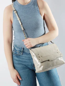 Sac bandoulière Felizia cuir PIECES