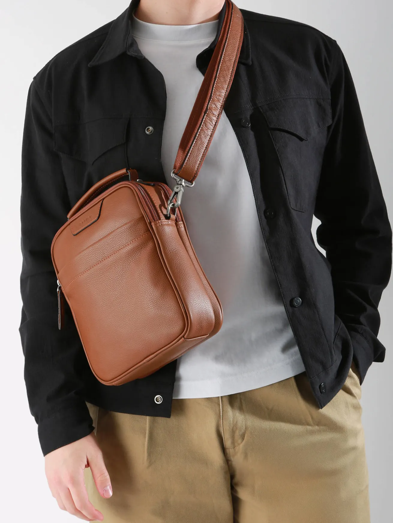 Sac bandoulière Flandres cuir ETRIER
