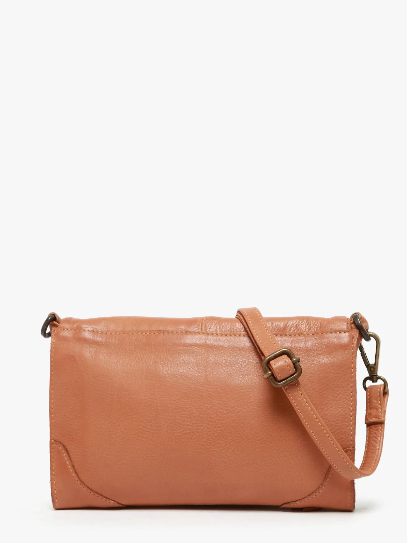 Sac bandoulière Glam eyelet cuir BASILIC PEPPER